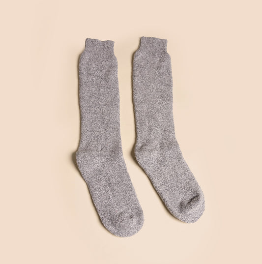 Mud Dogs 34SED060 Womens Wellington Boot Socks Light Grey