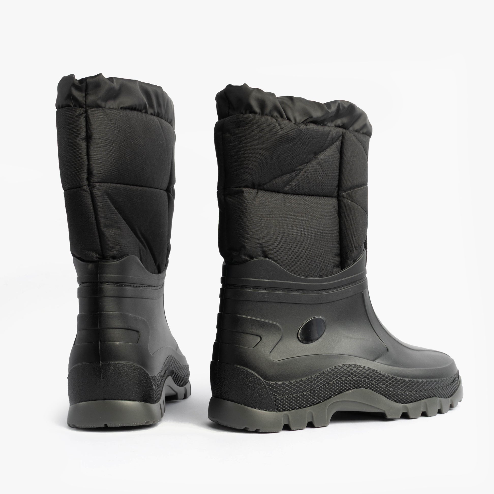 Mud Dogs NORDIC Mens Snow Boots Black