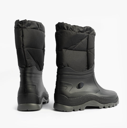 Mud Dogs NORDIC Mens Snow Boots Black