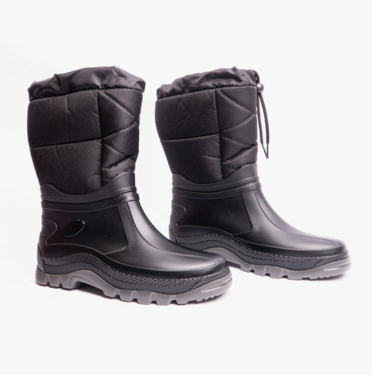 Mud Dogs NORDIC Mens Snow Boots Black