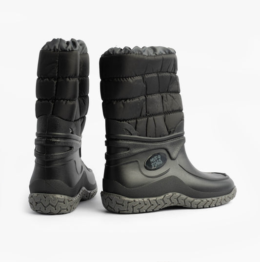 Mud Dogs NORDIC Ladies Winter Boots Black