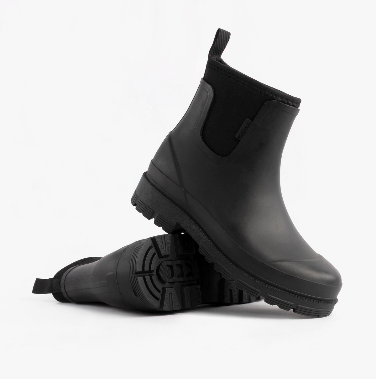 Mud Dogs BROOKE Womens Ankle Neoprene Wellies Black