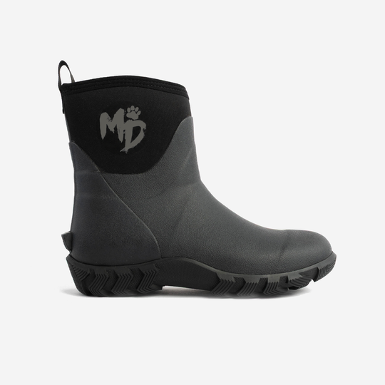 Mud Dogs RUTLAND SHORT Unisex Neoprene Wellies Black