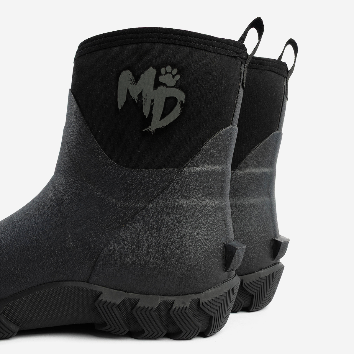 Mud Dogs RUTLAND SHORT Unisex Neoprene Wellies Black