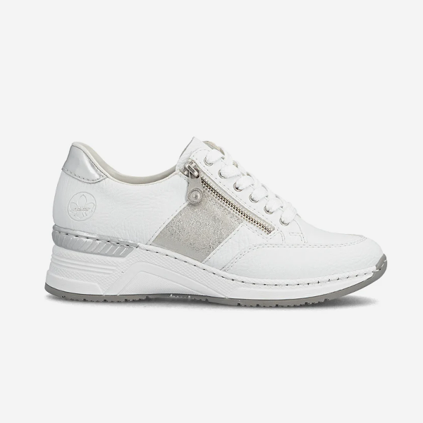 Rieker N4322-80 Womens Trainers White