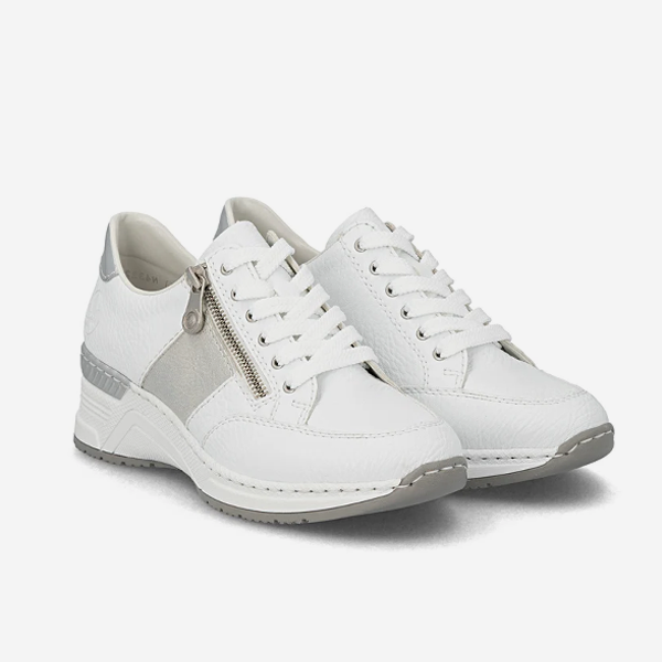 Rieker N4322-80 Womens Trainers White