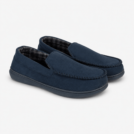 Jo & Joe PERTHSHIRE Mens Mule Slippers Navy