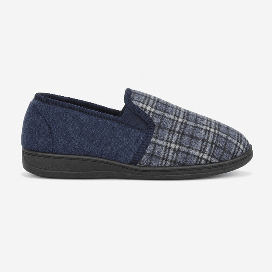 Jo & Joe EAMON Mens Full Slippers Navy