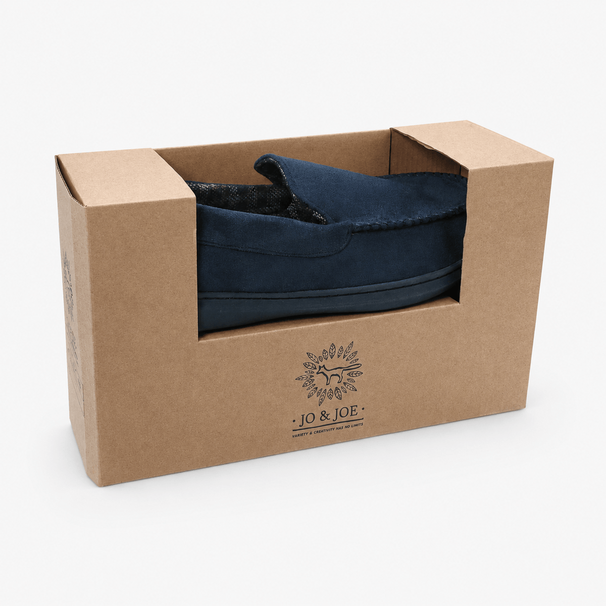 Jo & Joe PERTHSHIRE Mens Mule Slippers Navy