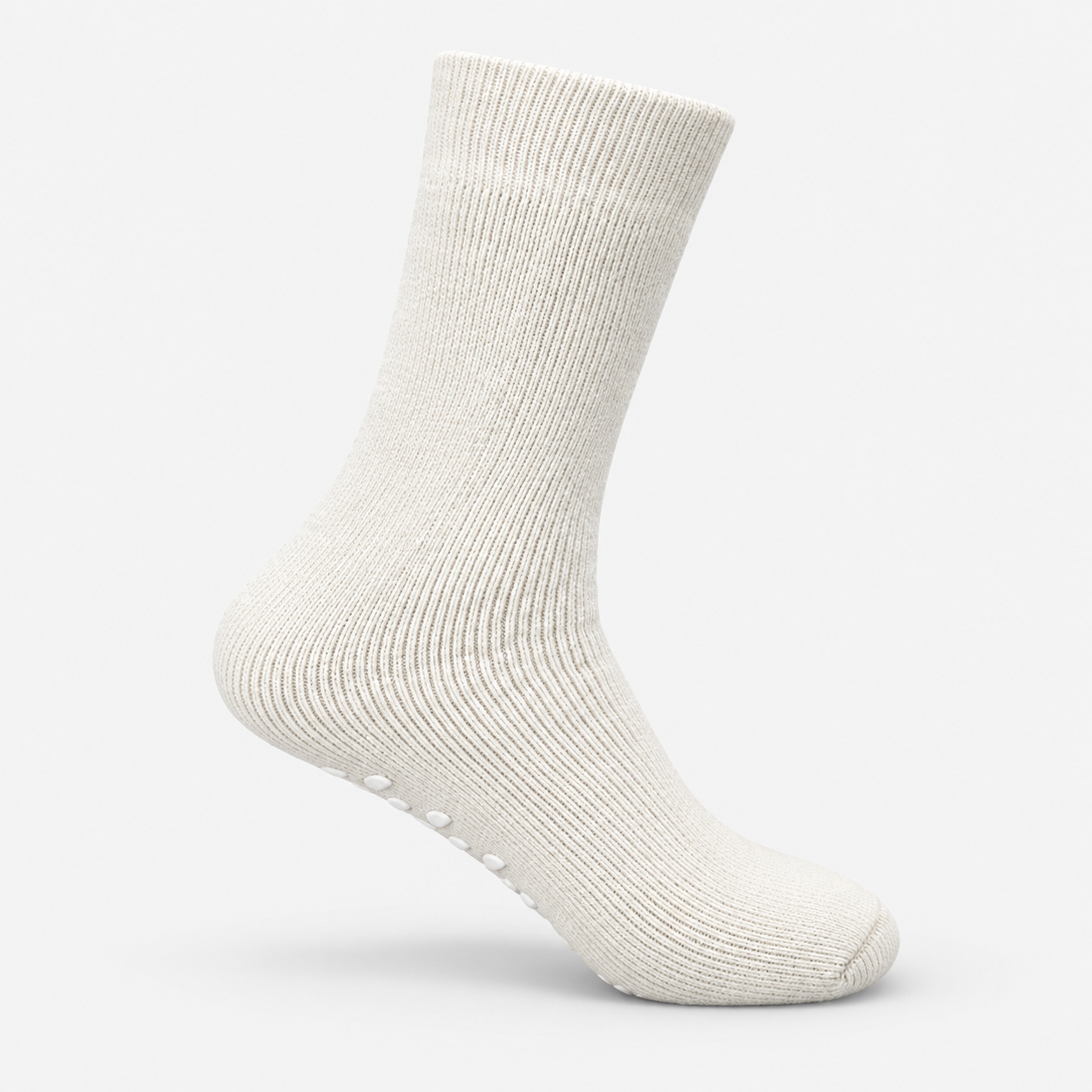 Totes Toasties THERMAL BRUSHED ORIGINAL SLIPPER SOCKS (TWIN PACK) Womens Thermal Socks Grey / Navy