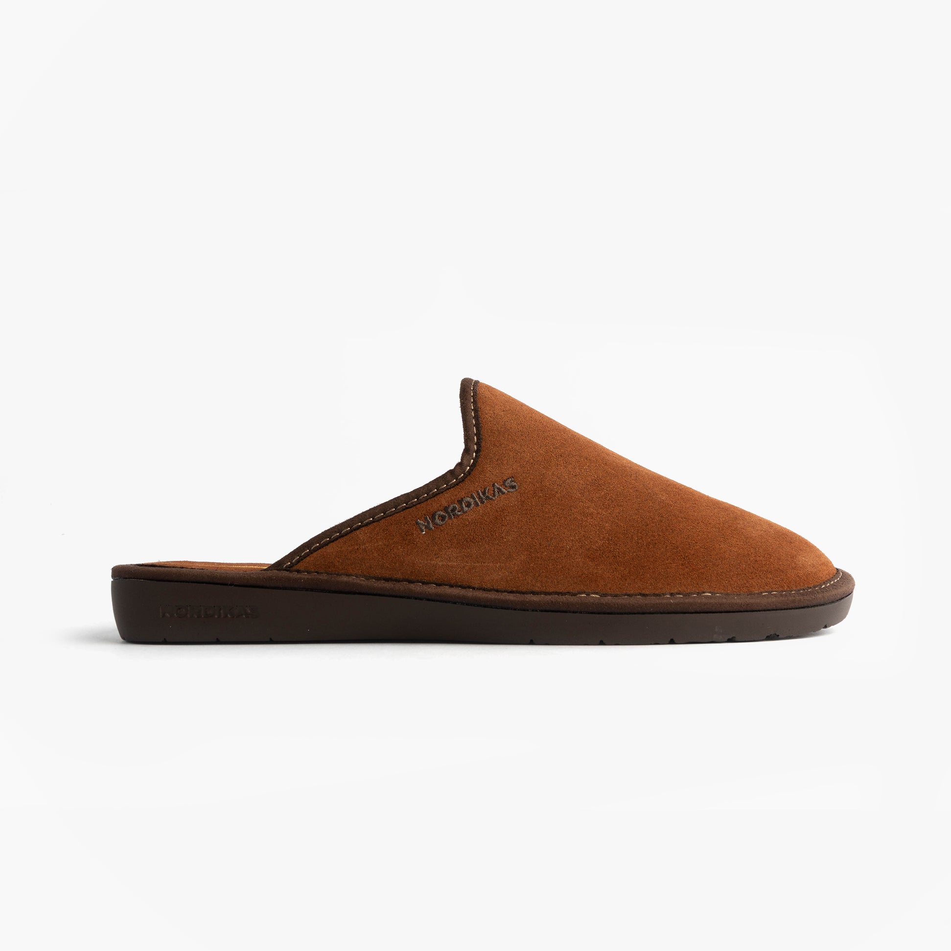 Nordikas 131 DUBLIN Mens Mule Slippers Brown
