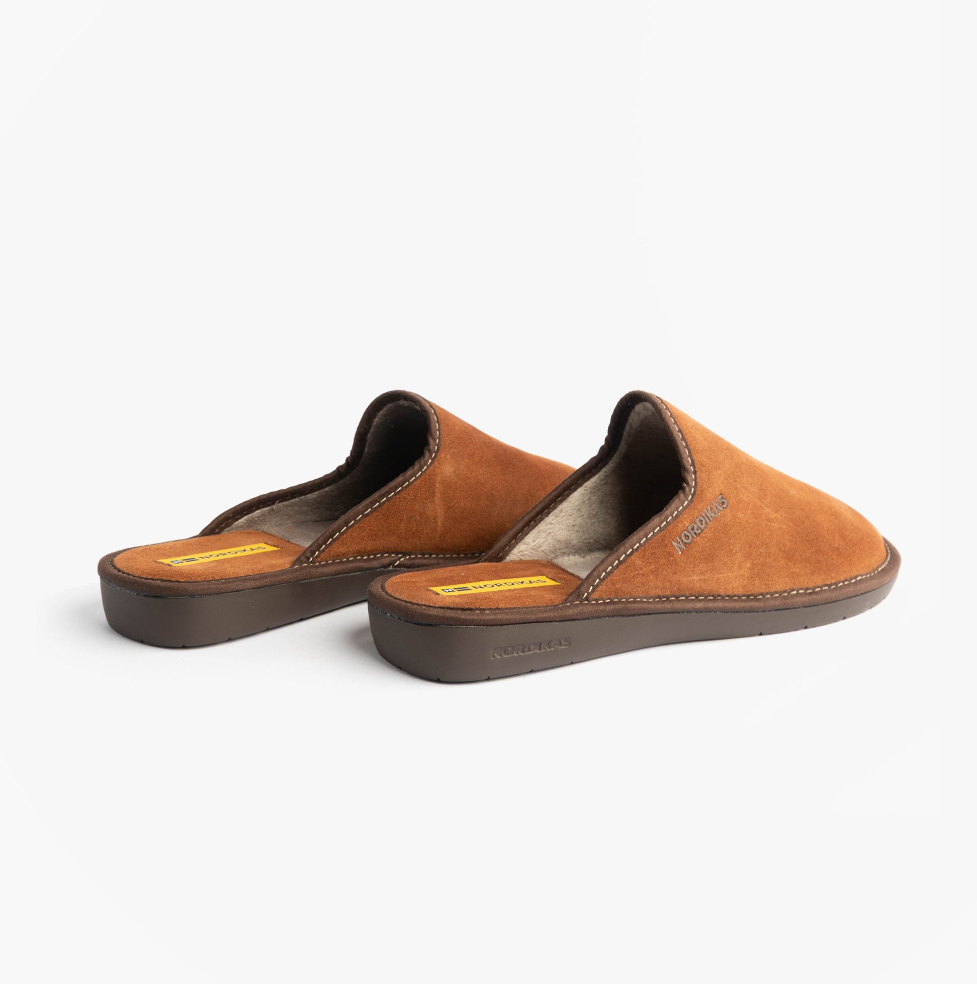 Nordikas 131 DUBLIN Mens Mule Slippers Brown