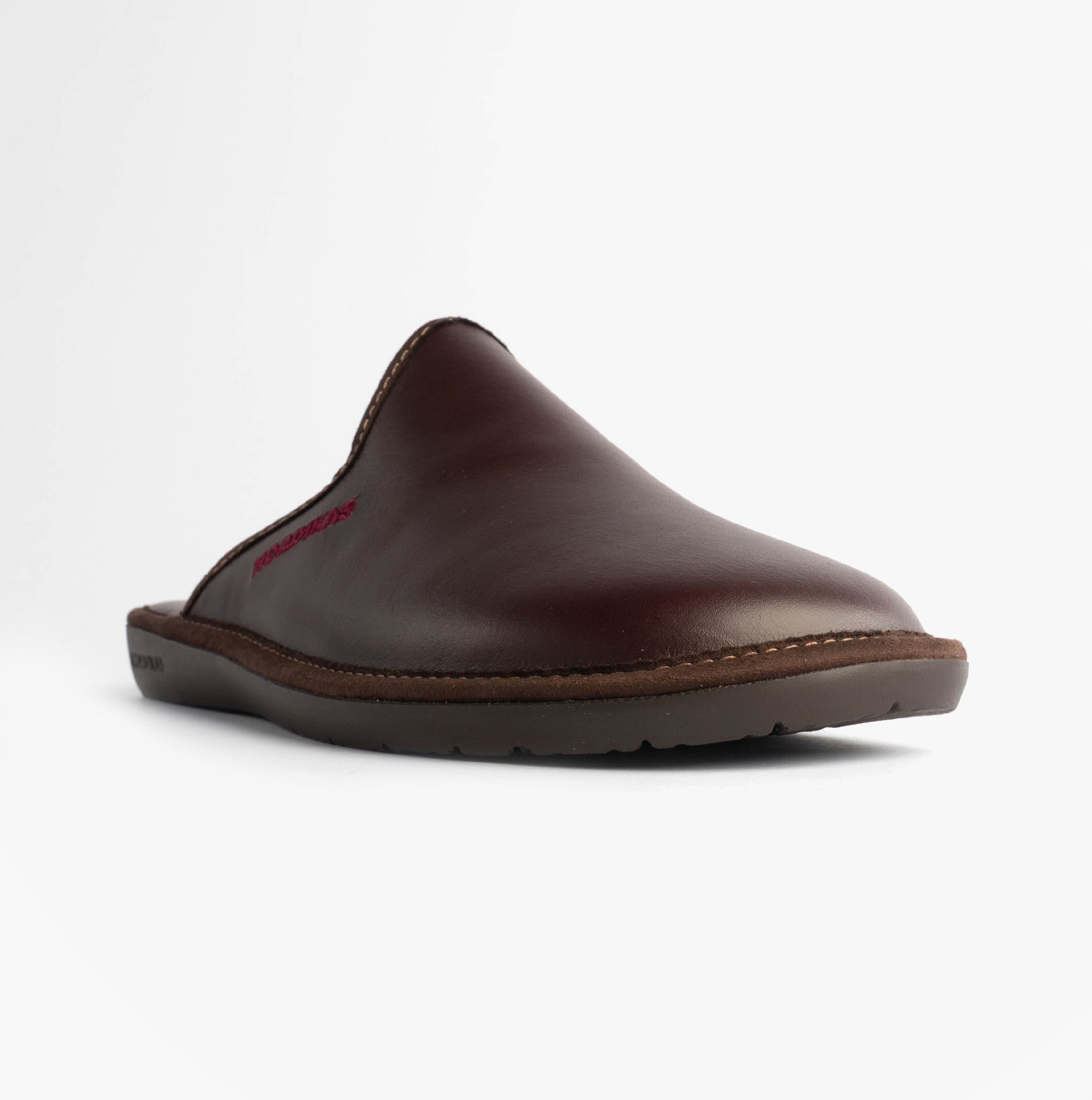 Nordikas 131 DUBLIN Mens Mule Slippers Burdeos Red