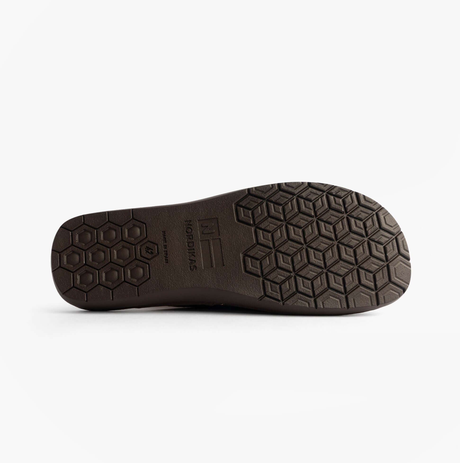 Nordikas 131 Mens Leather Mule Slippers Navy