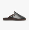 Nordikas 136 (DUBLIN) Mens Leather Mule Slippers Black