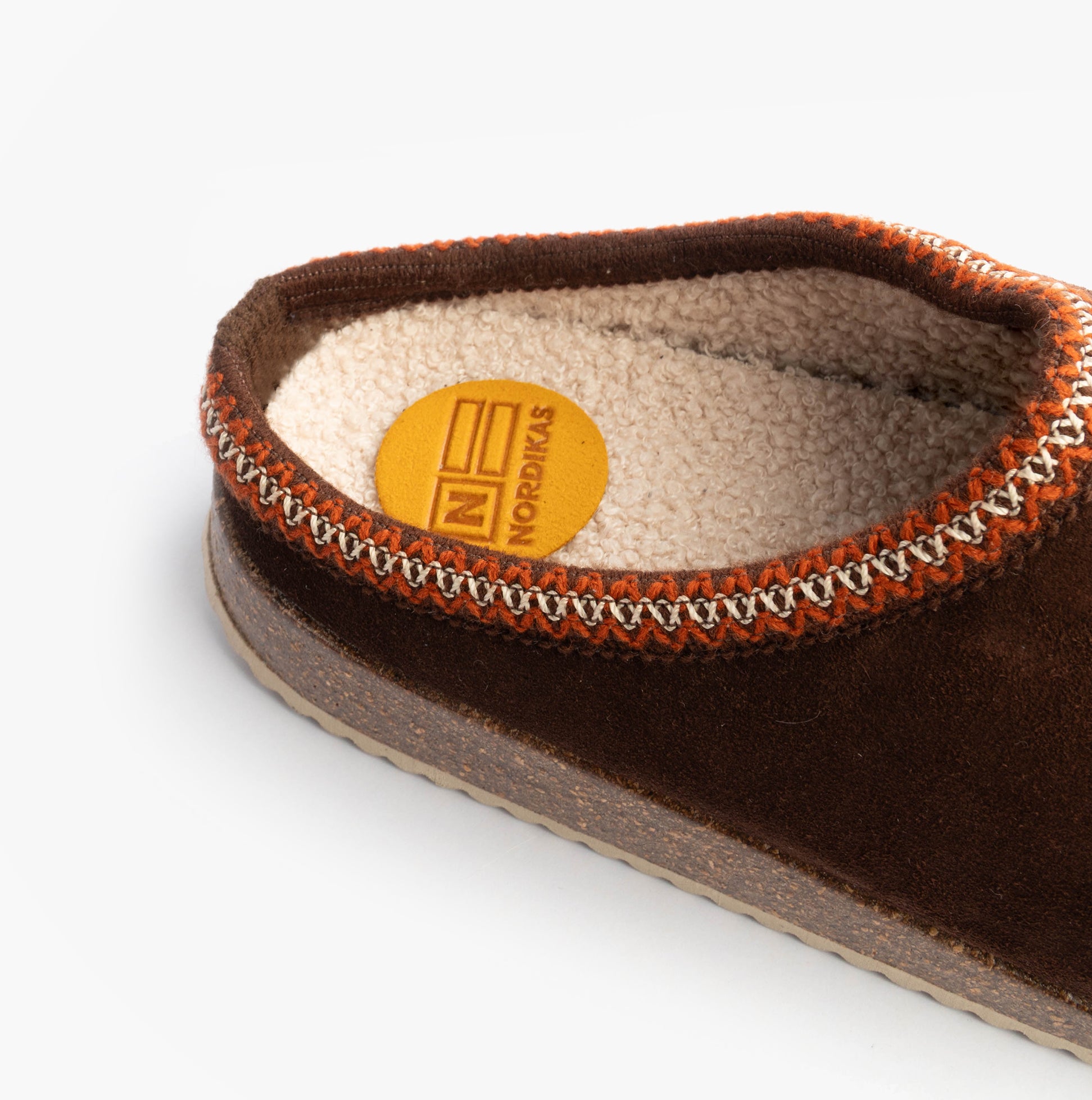 Nordikas 2258 AFELPADO Womens Mule Slippers Brown