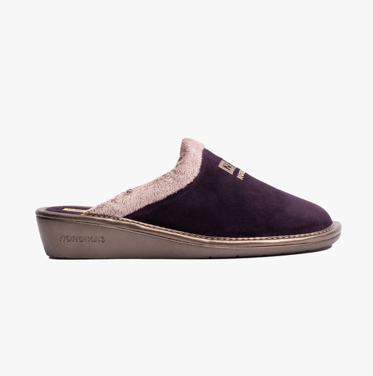 Nordikas AFELPADO PURPURA Womens Mule Slippers Purple