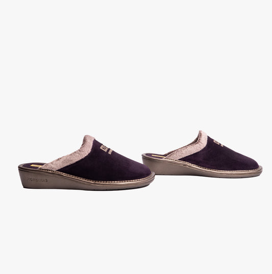 Nordikas AFELPADO PURPURA Womens Mule Slippers Purple