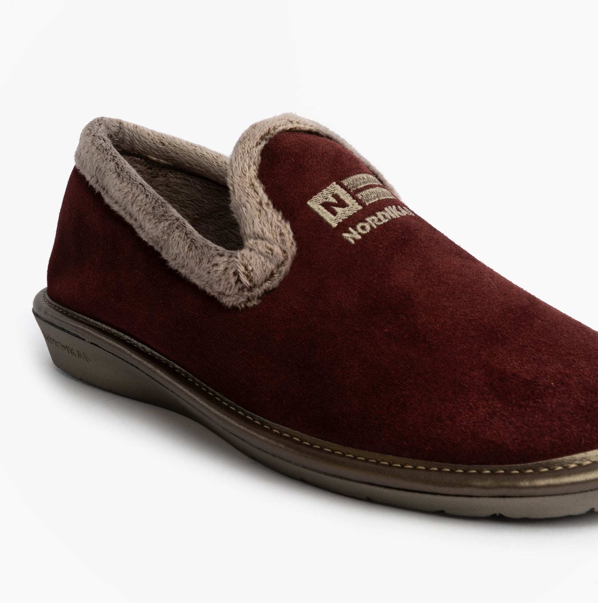 Nordikas Nordikas AFELPADO Womens Full Slippers SlippersBurdeos