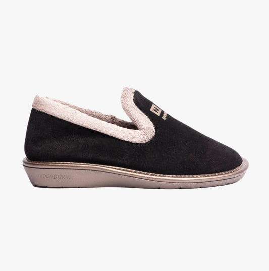 Nordikas AFELPADO NEGRO Womens Full Slipper Black