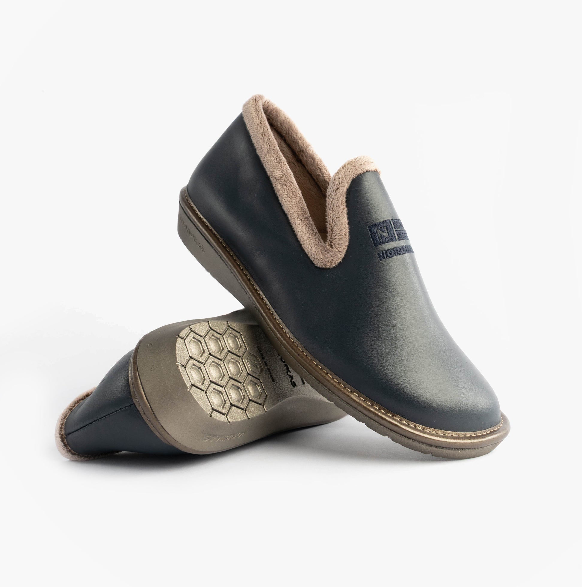 Nordikas Nordikas DUBLIN Womens Full Slipper Navy