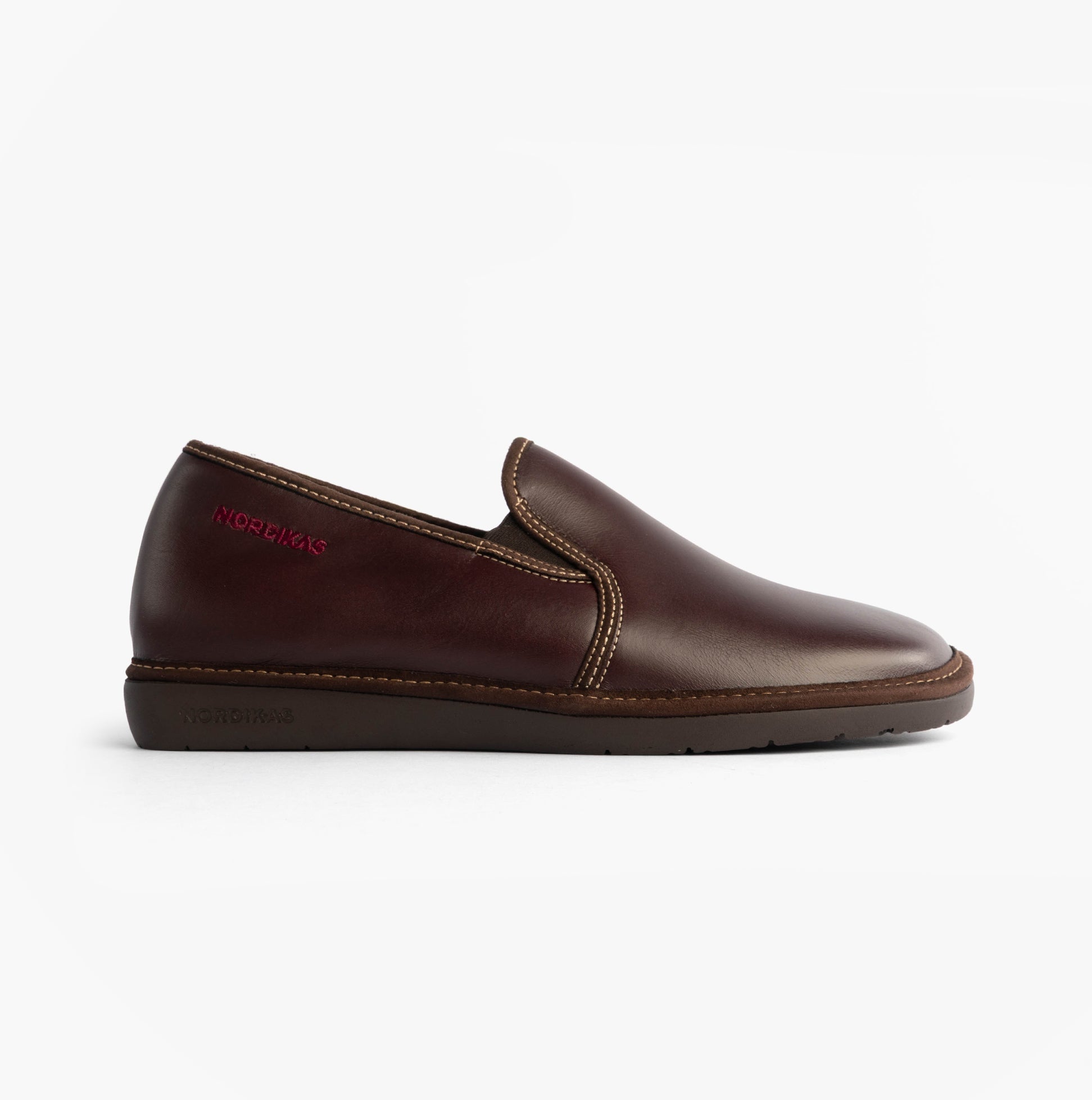 Nordikas Nordikas 663 DUBLIN Mens Full Slippers Burdeos Red