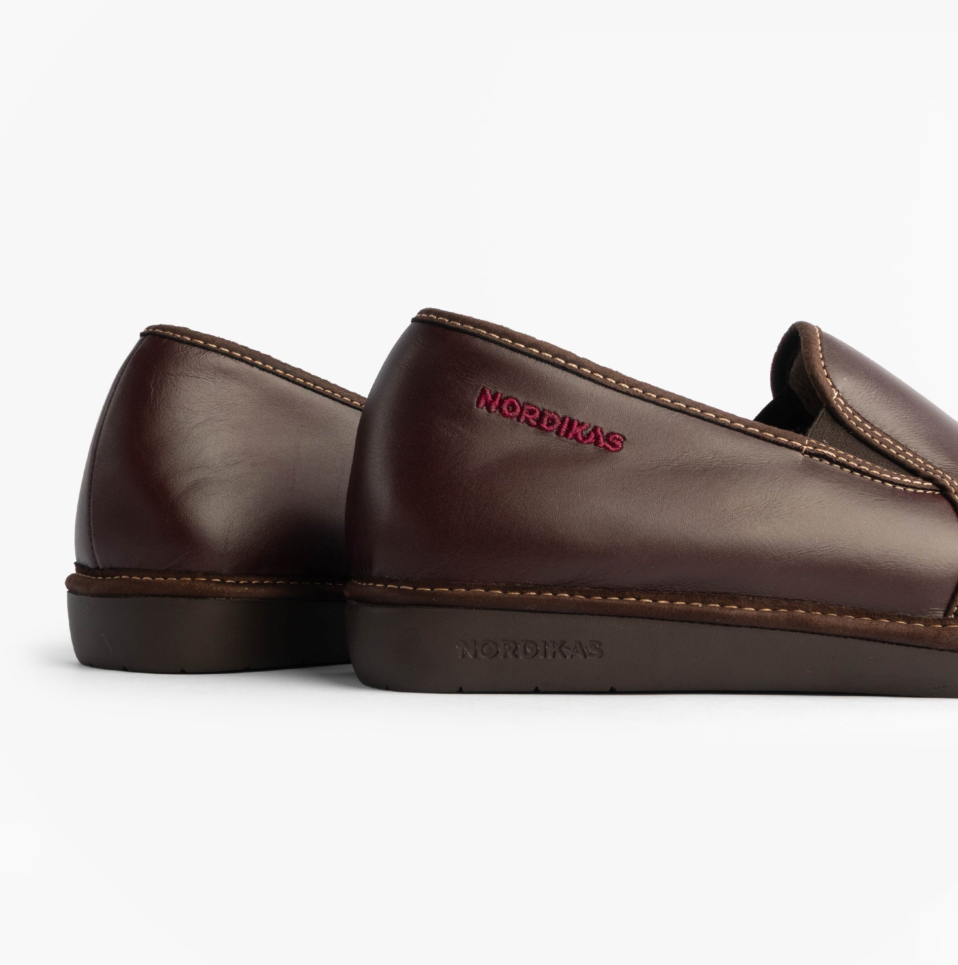Nordikas Nordikas 663 DUBLIN Mens Full Slippers Burdeos Red