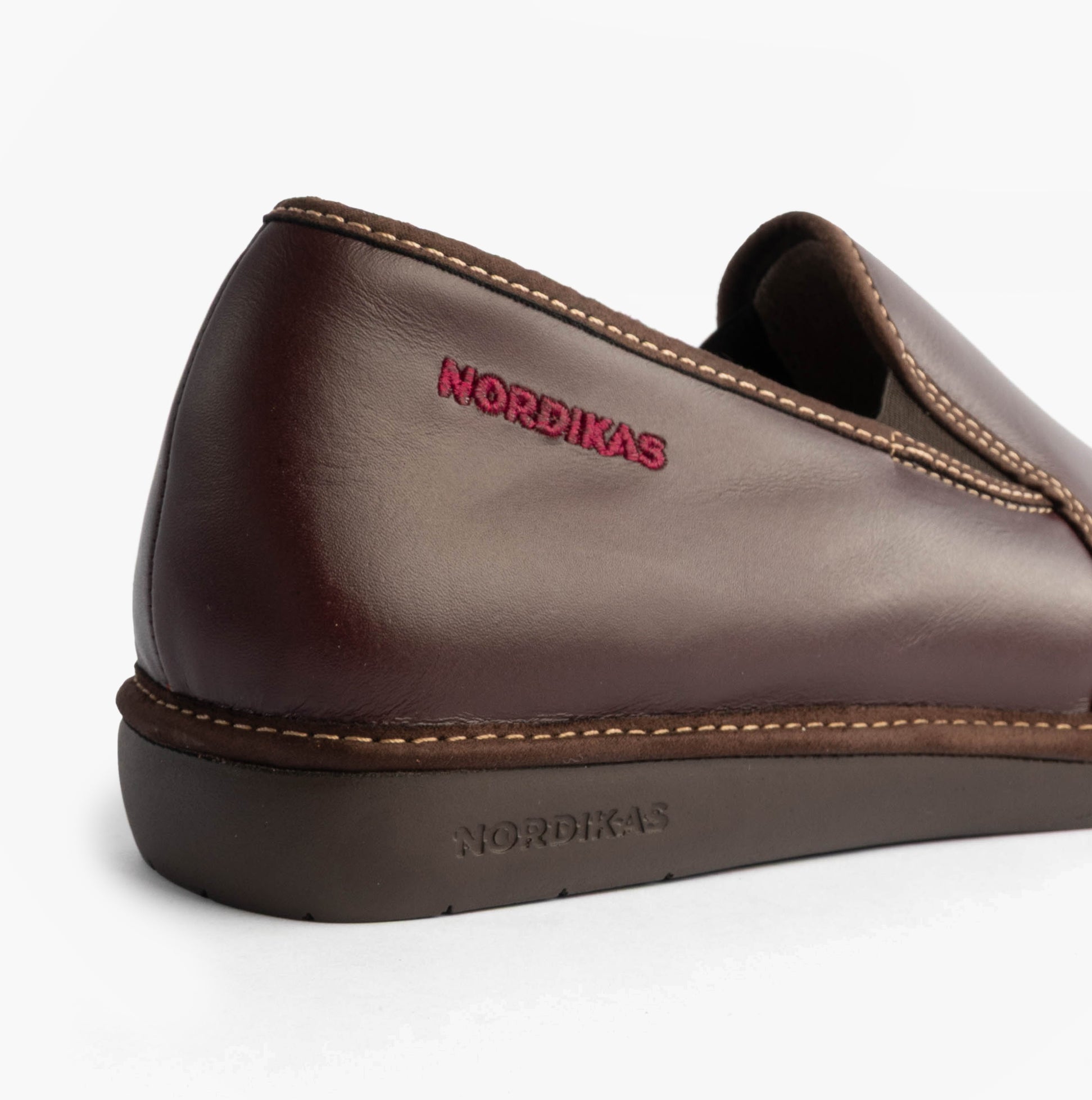 Nordikas Nordikas 663 DUBLIN Mens Full Slippers Burdeos Red