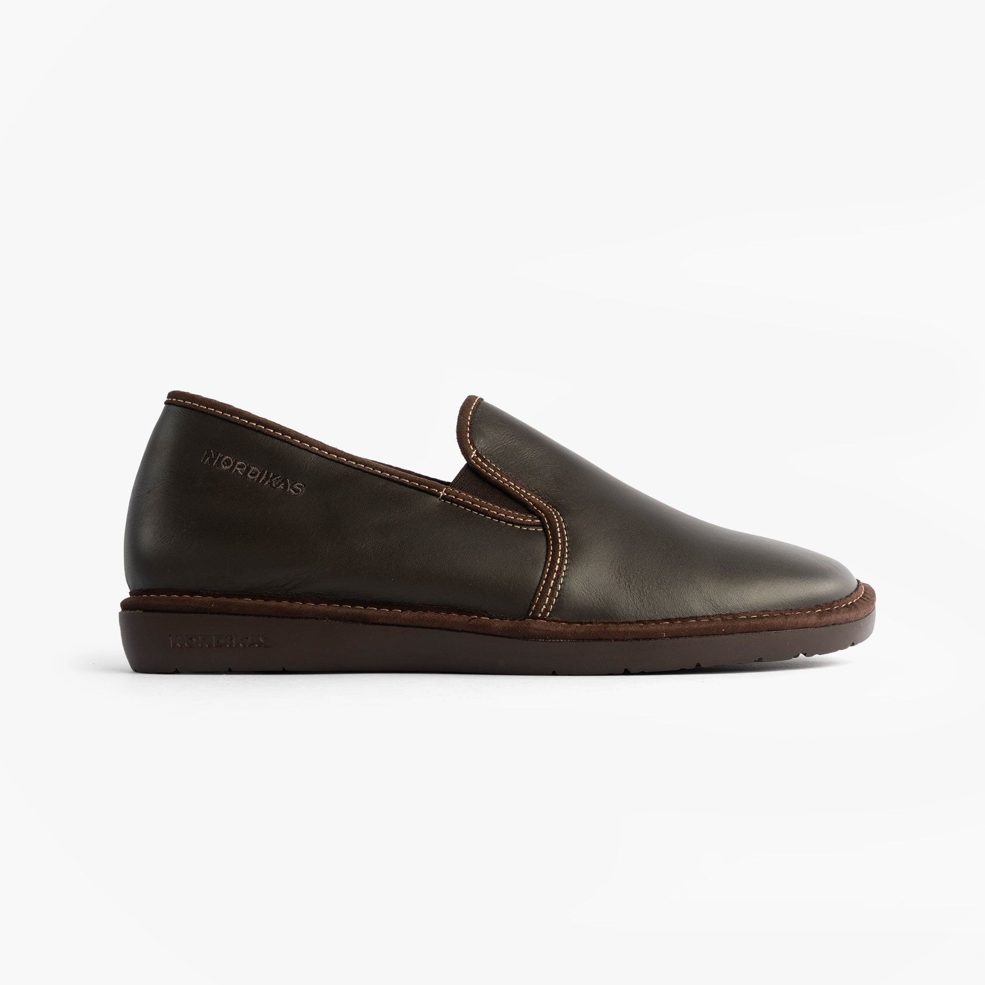Nordikas Nordikas 663 DUBLIN Mens Full Slipper Slippers Moka