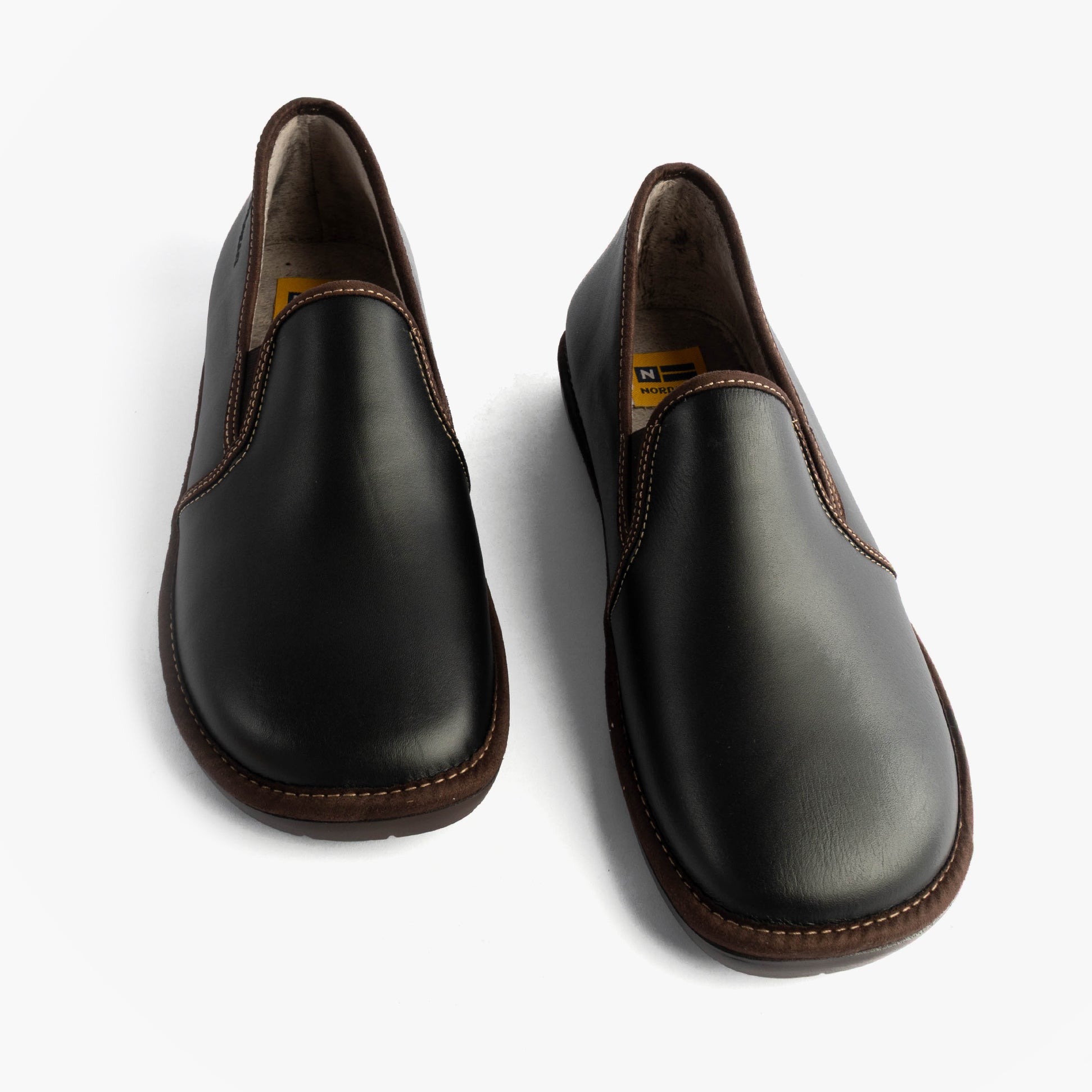 Nordikas Nordikas 663 DUBLIN Mens Full Slippers Black
