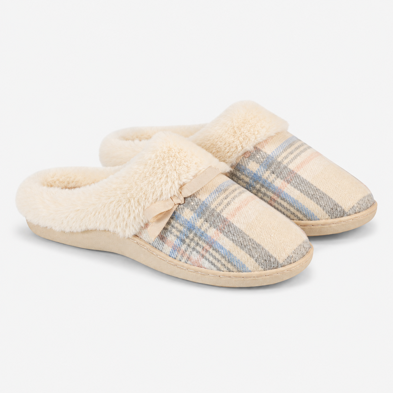 Jo & Joe TABATHA Womens Mule Slippers Oatmeal