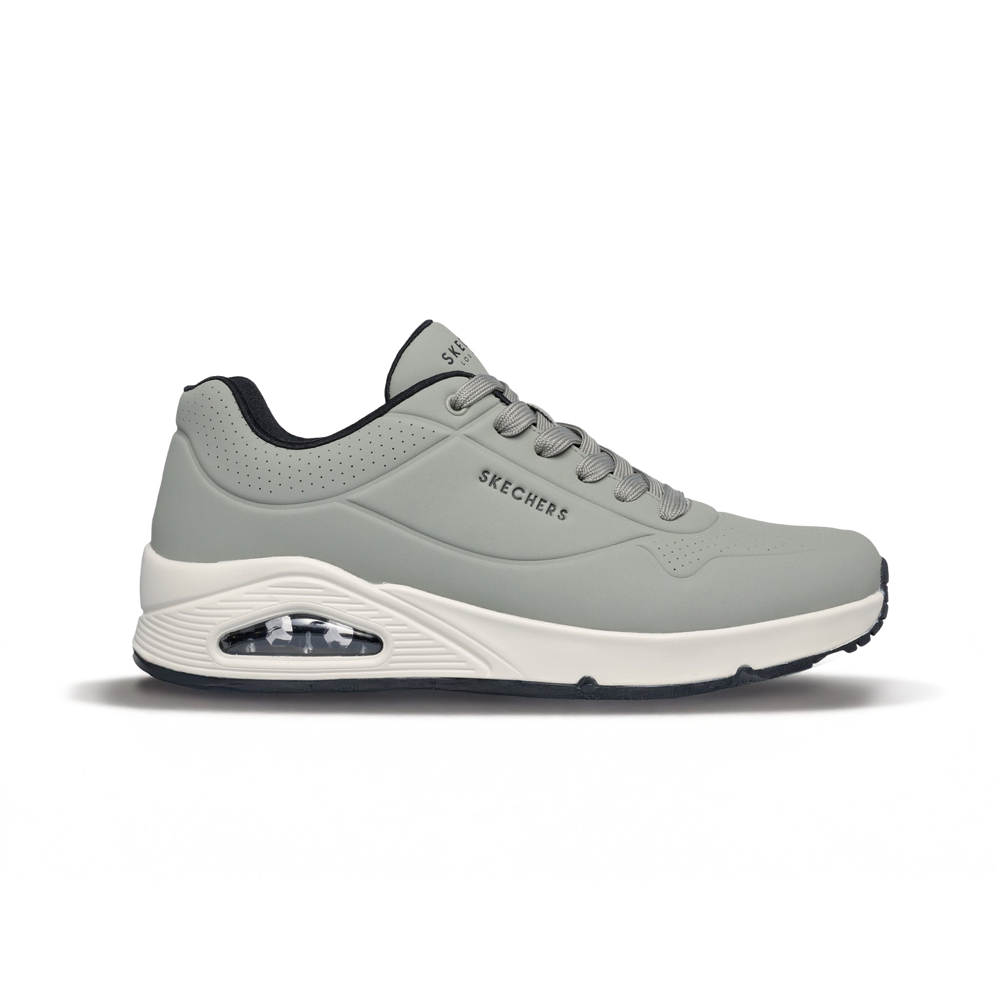 Skechers UNO - STAND ON AIR Mens Casual Trainers Olive Black
