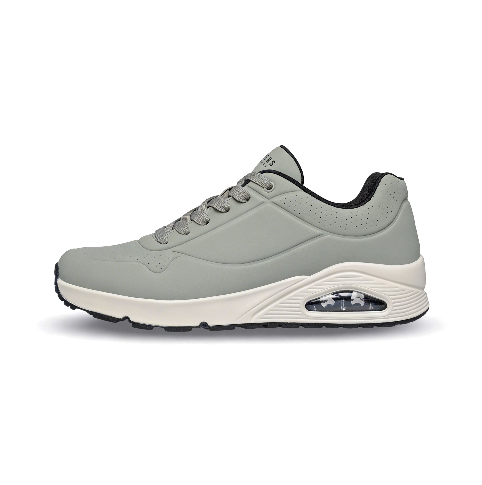 Skechers UNO - STAND ON AIR Mens Casual Trainers Olive Black