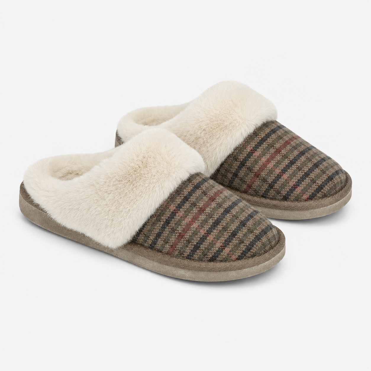 Jo & Joe GRETNA Womens Mule Slippers Olive Green