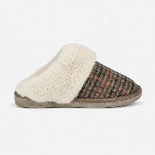 Jo & Joe GRETNA Womens Mule Slippers Olive Green