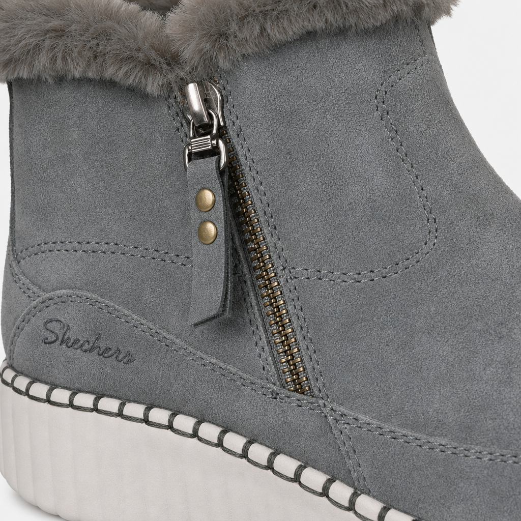 Skechers WILSHIRE BLVD - FRESH ZIP Womens Ankle Boots Olive