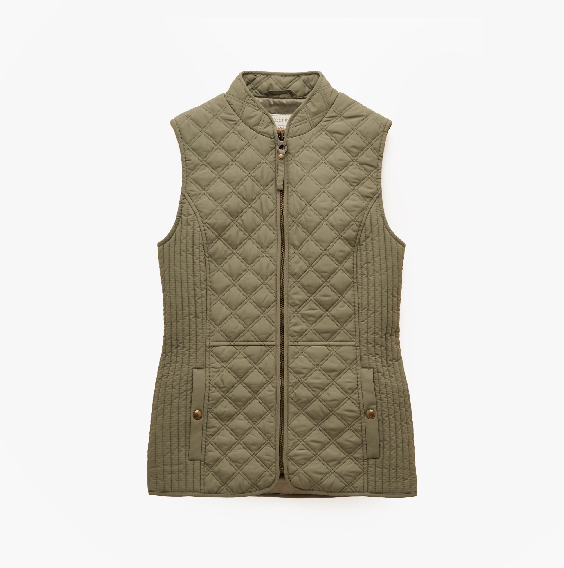 Joules MINX Womens Gilets Khaki Green