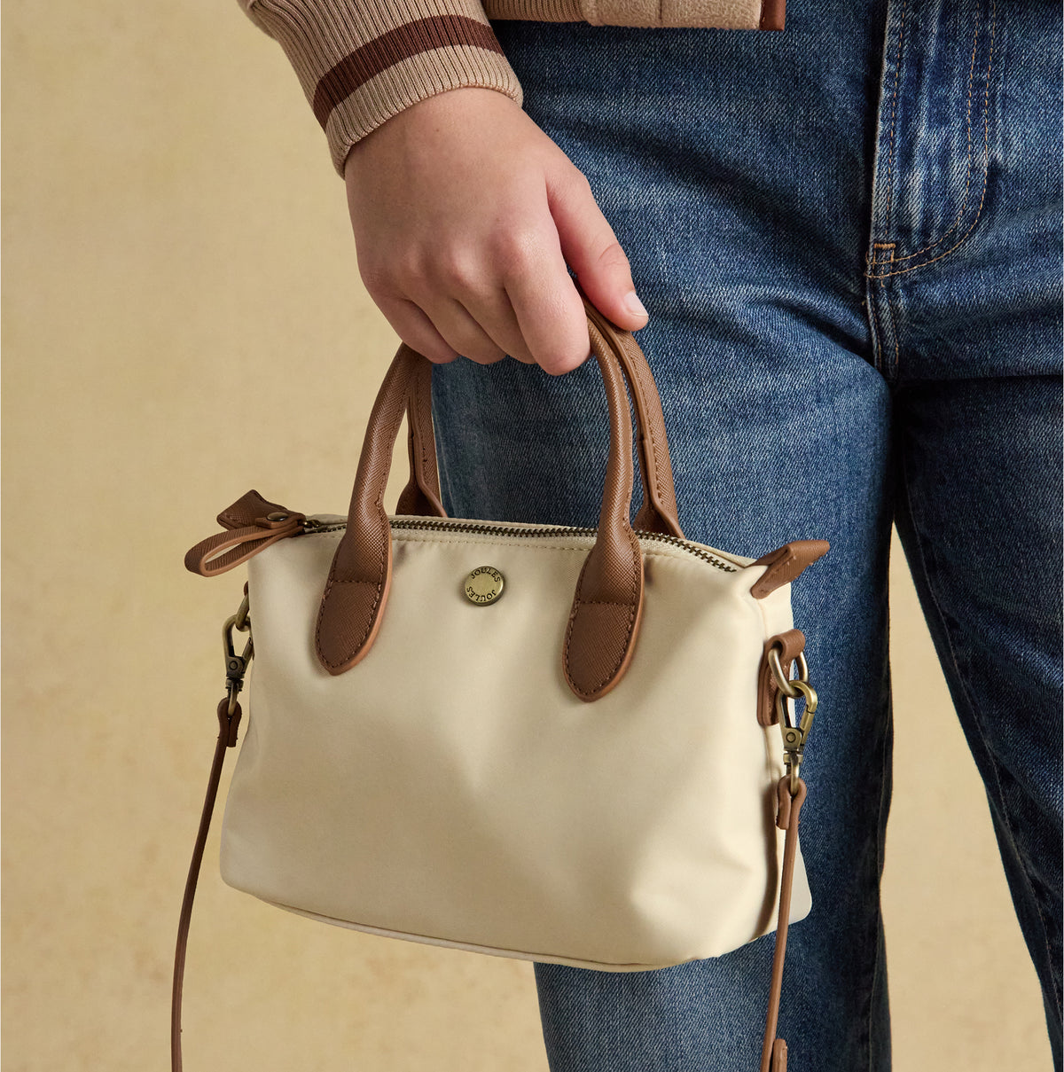 Joules EDIE MINI Womens Crossbody Bag Cream