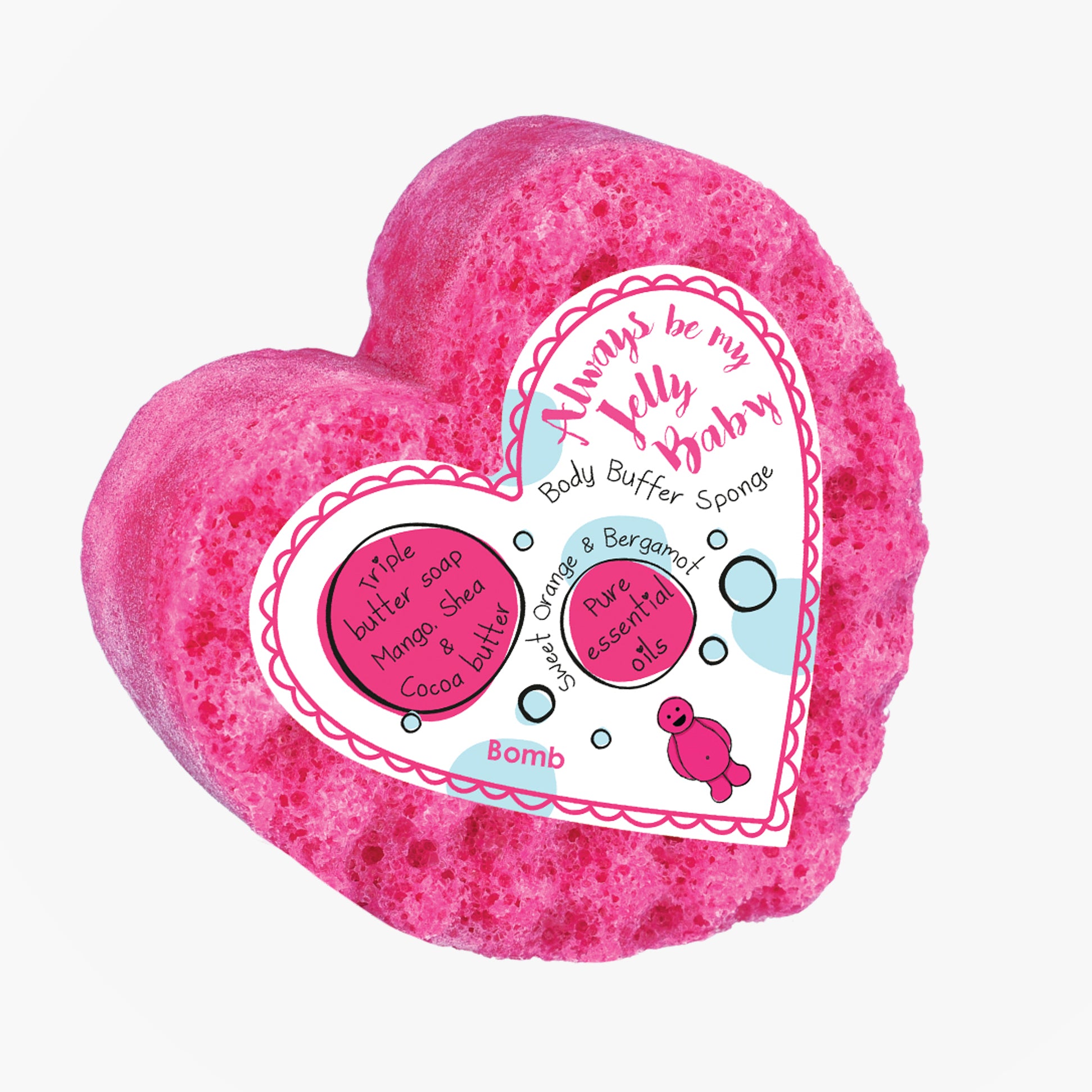 Bomb Cosmetics Always Be My Jelly Baby Bath Sponges & Loofahs n/a
