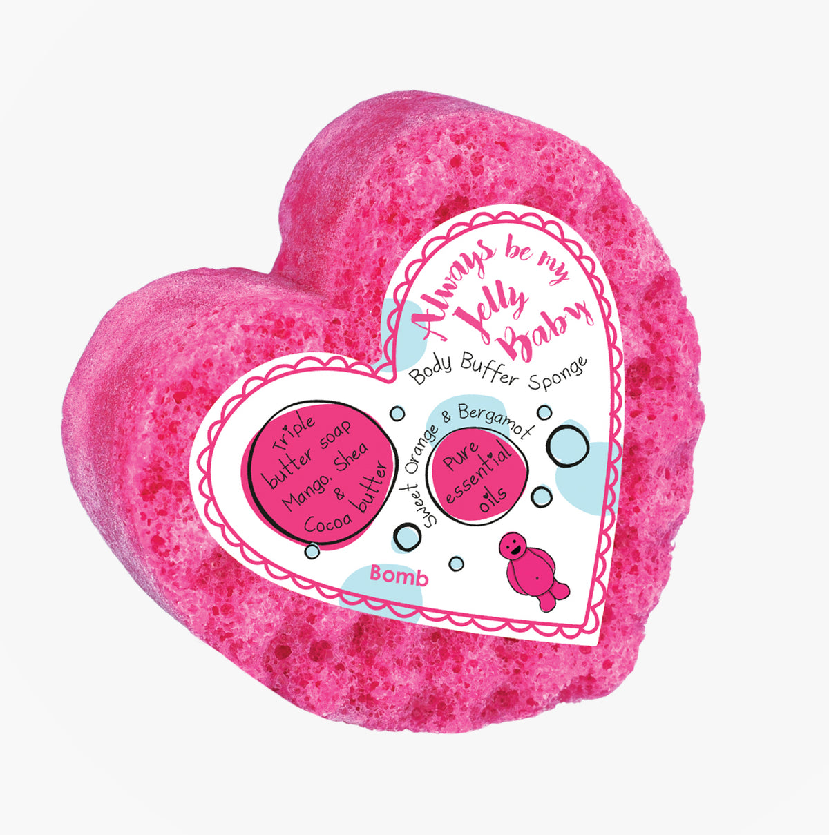 Bomb Cosmetics Always Be My Jelly Baby Bath Sponges & Loofahs n/a