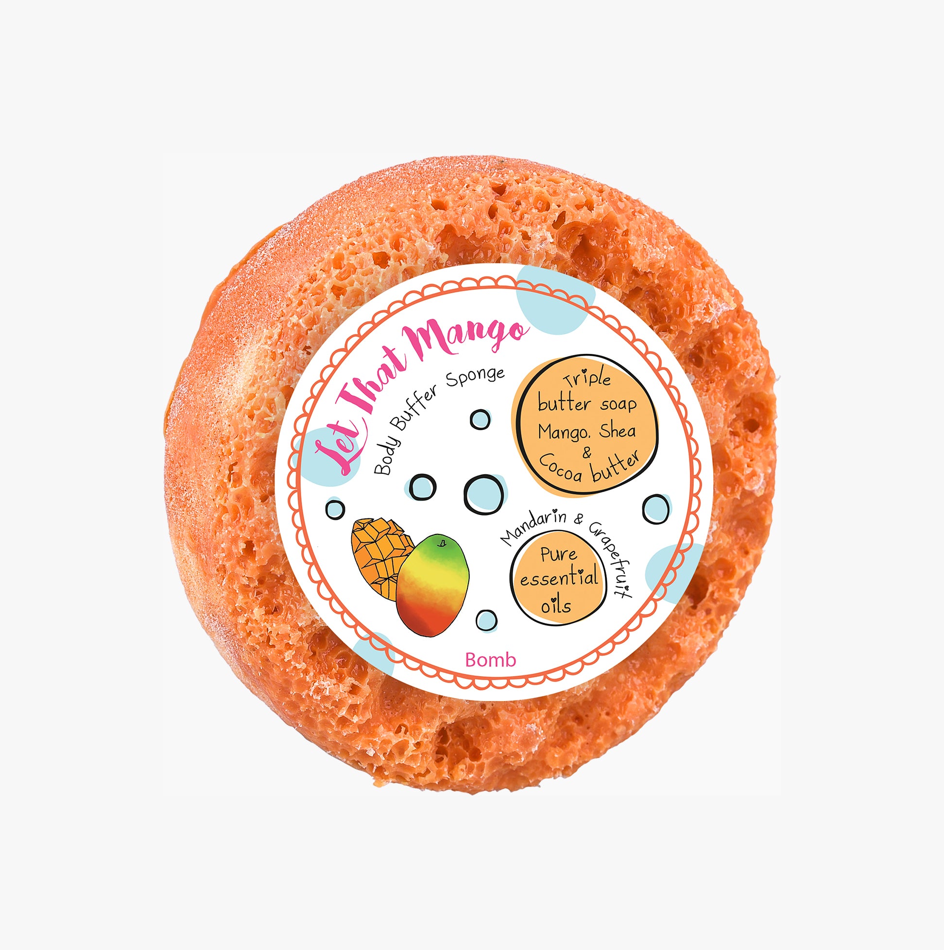 Bomb Cosmetics Let That Mango Bath Sponge