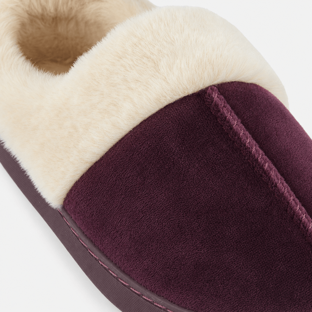 Jo & Joe ZOE Womens Mule Slippers Plum