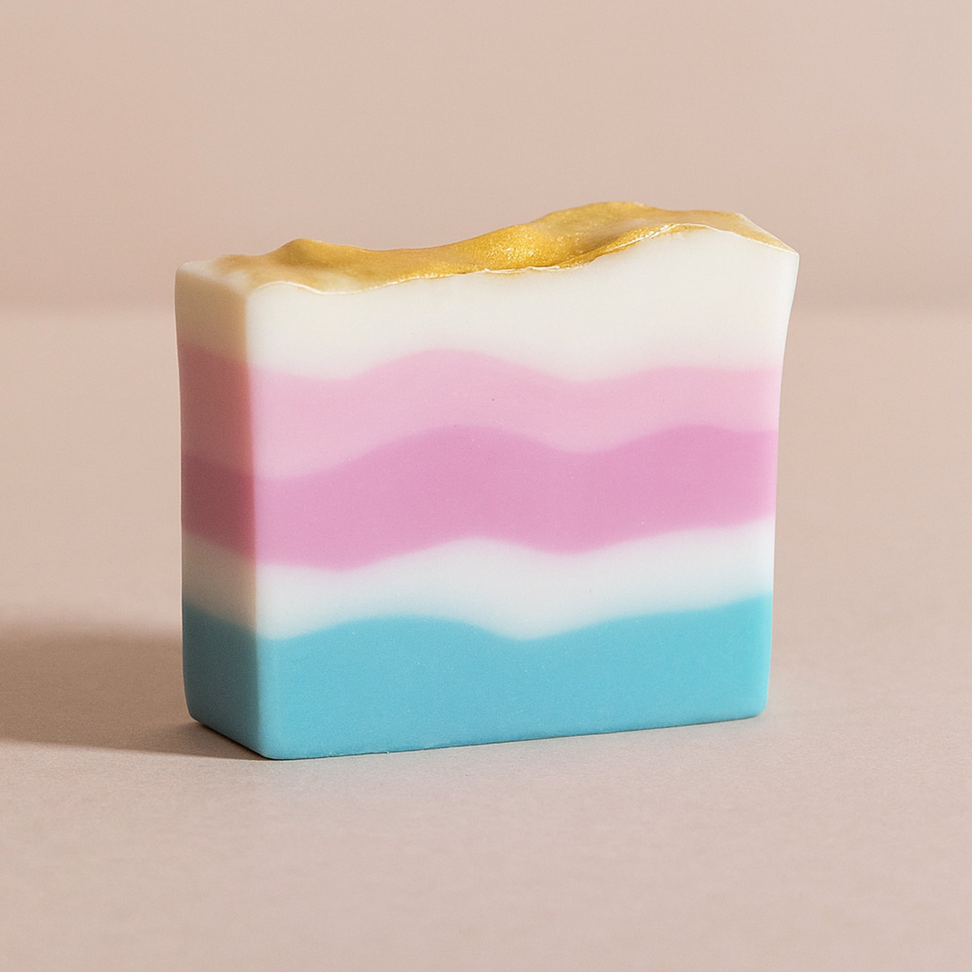 Rainbow Mountain Soap Slice