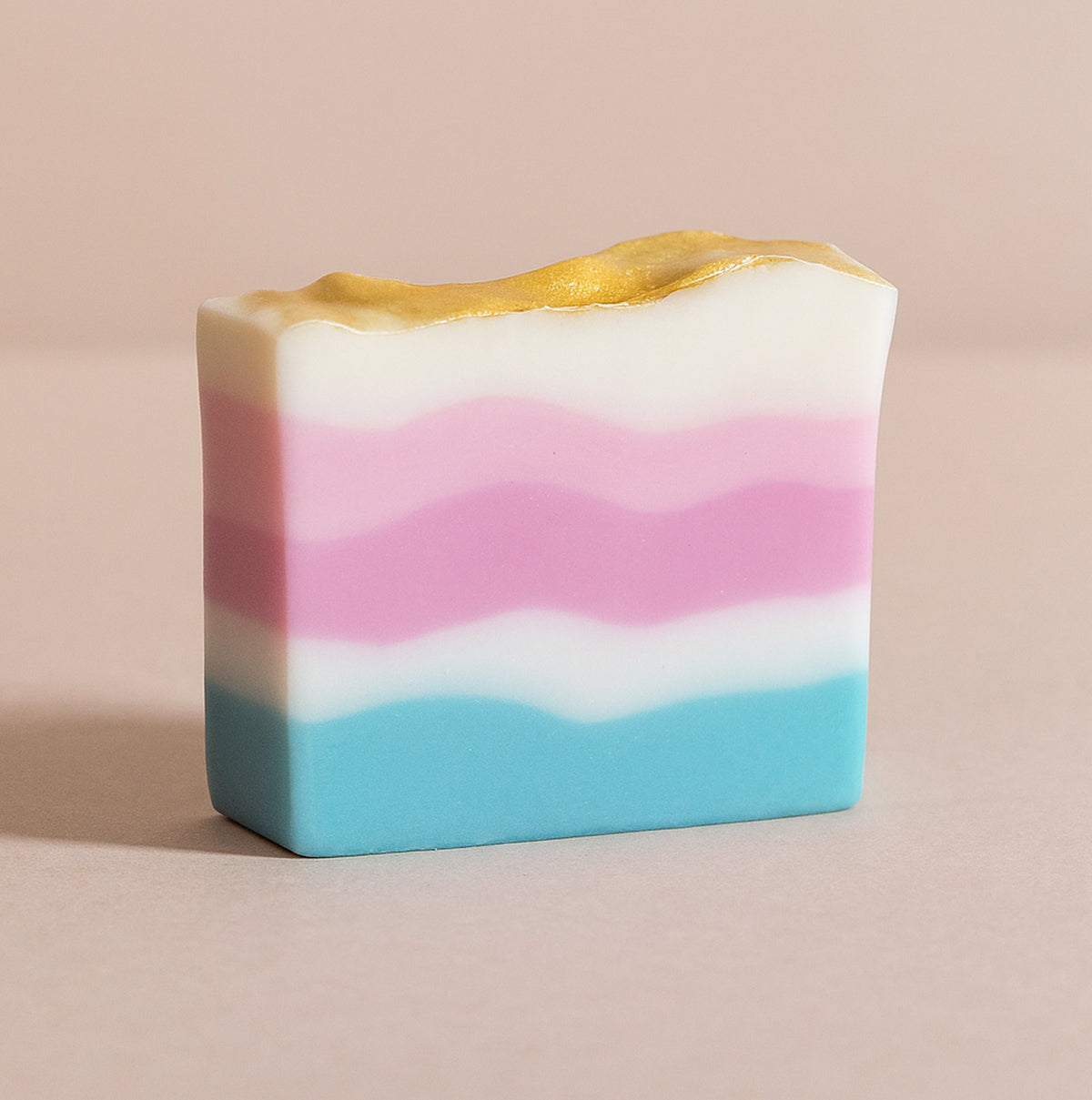 Rainbow Mountain Soap Slice
