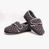 Padders LOTTY Womens Full Slippers Charcoal