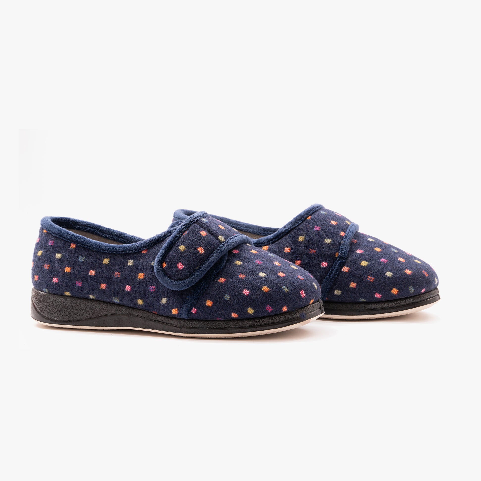 Padders LOTTY Womens Full Slippers Navy