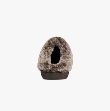 Padders FLORRIE Womens (EE Fit) Mule Slippers Taupe Combi