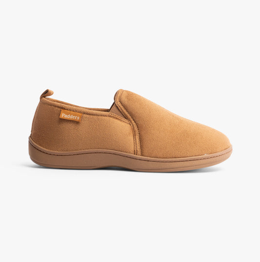 Padders BASIL Mens Slippers Chestnut