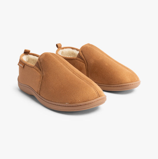 Padders BASIL Mens Slippers Chestnut