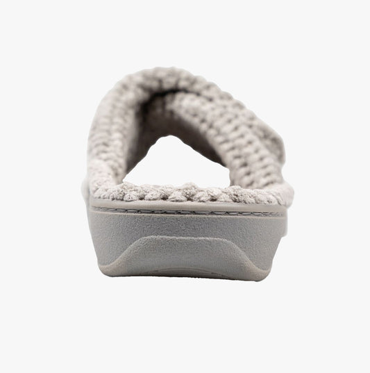 Padders FLO Womens (EE Fit) Slippers Grey Popcorn